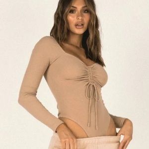 Princess polly Archie bodysuit tan